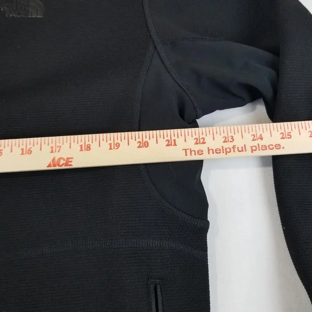 The North Face Apex Hybrid Fleece Mens Large Black Full Zip Jacket A7RE